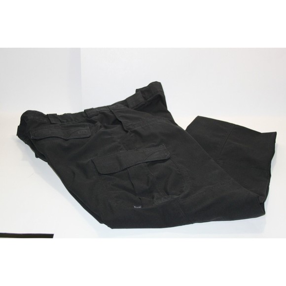 511 Plus Tactical Cargo Black Utility Pants Mens 36x32 Elastic Waist Poc… - Picture 11 of 12